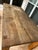 Contemporary Reclaimed Oak Parsons Rectangular Dining Table in Russian Weathered Oak 84” For Sale - Image 3 of 5