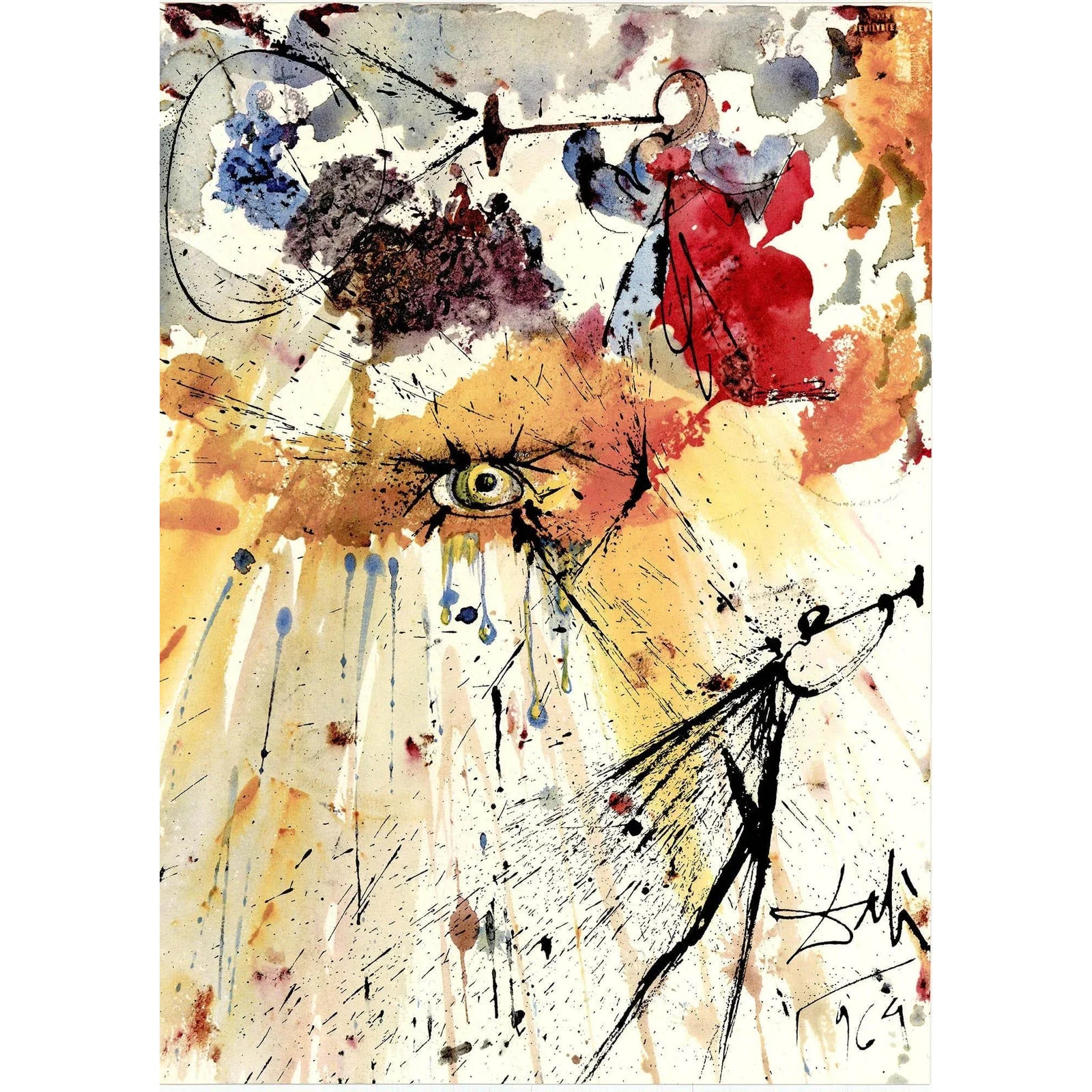 Salvador Dalí­, Composition (Michler/Löpsinger 1600; Field 69-3 ...