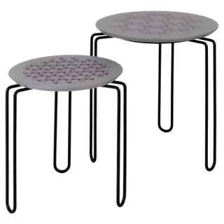 Caleido Coffee Tables by Mentemano, Set of 2 For Sale