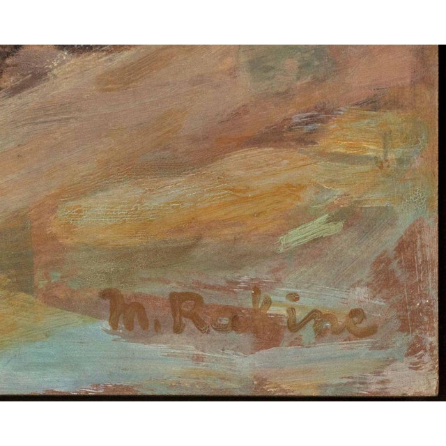 Paint Martha Rakine Floral Still Life Oil on Panel For Sale - Image 7 of 8