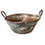 Add a striking layer of rustic history to your space with this monumental, 19th-century primitive copper basin. This...