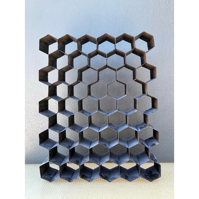 Vintage Abstract Honeycomb Sculpture For Sale - Image 9 of 12
