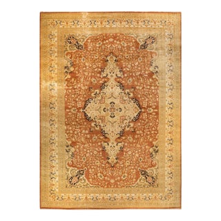 Mogul, One-of-a-Kind Hand-Knotted Area Rug - Brown, 12' 3" x 17' 8" For Sale