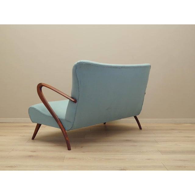 Italian Mint Gree Sofa, 1970s For Sale - Image 9 of 18