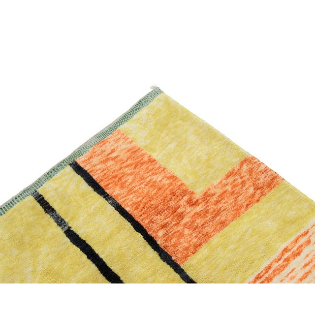 Hand-Knotted Wool Rug by Azele Studio For Sale - Image 9 of 13