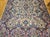 Textile Vintage Kerman Rug, Hand-Knotted Wool, Allover Floral Pattern, Ivory & Blue, 9x12 For Sale - Image 7 of 17