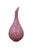Early 21st century Rookwood Pottery bud vase - teardrop / bulb shaped vase with a soft pink glaze and a raised Art Deco...