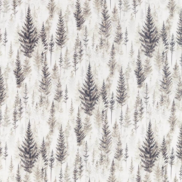 Sanderson Juniper Pine Fabric in Elder Bark For Sale