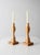 Pair of Vintage Handmade Wooden Candlesticks For Sale - Image 4 of 11