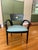 Crafted in solid beechwood with original leather upholstered seats, the DeTriana chair by Perry King & Santiago Miranda...
