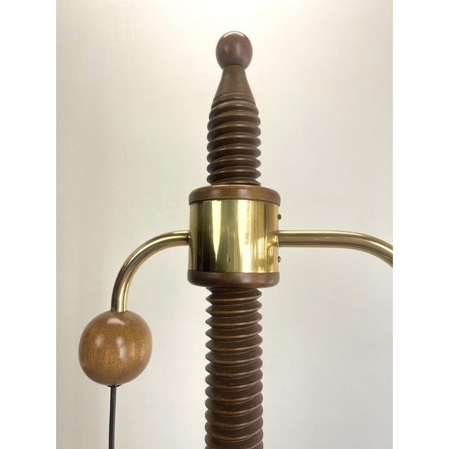 1960s Mid-Century Floor Lamp in the style of Charley Dudouyt, 1960s For Sale - Image 5 of 16