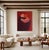Early 21st Century Bodasca, Here with You Red Version, 2026, Acrylic on Canvas For Sale - Image 5 of 11