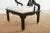 Pair of James Mont Style Lacquered Horseshoe Chairs by Century For Sale - Image 10 of 13