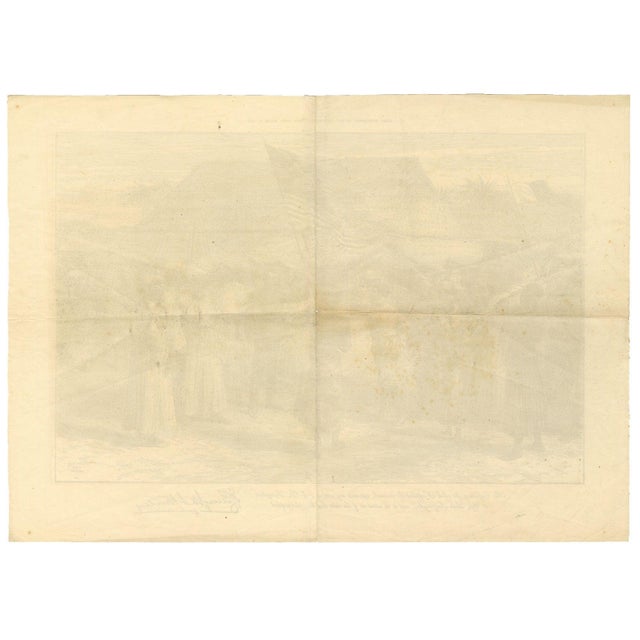 H. Hall, Henry Morton Stanley Meeting David Livingstone at Ujiji, Tanzania, Africa For Sale - Image 5 of 7