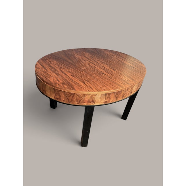 Art Deco Oval Table with Wood Grain, 1930 For Sale - Image 3 of 7