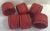 Mid 20th Century Vintage Red Wooden Napkin Rings - Set of 6 For Sale - Image 5 of 6