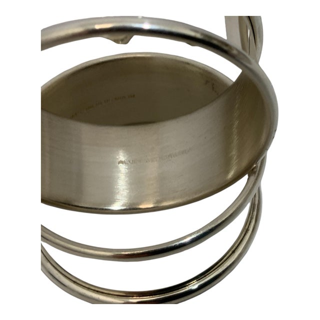 Vintage Alvin S17 Plain Sterling Silver Napkin Rings Set of 4 Non-Monogrammed Made in America 1960-1975. Each...