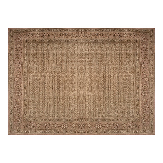 Authentic Persian Tabriz Handmade Wool Rug For Sale