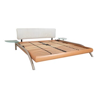 Vintage Double Bed in Wood from Möller For Sale