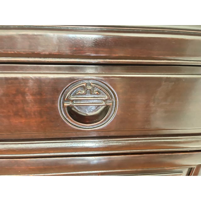 Late 20th Century Rosewood Credenza For Sale - Image 4 of 6