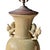 Antique Crackle Glaze Vase Lamp With Foo Dog Handles For Sale - Image 9 of 10