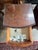 Brown Vintage 1920s French-Style End Tables With 3-Drawers, Ornate Carvings and Glass Tops For Sale - Image 8 of 10