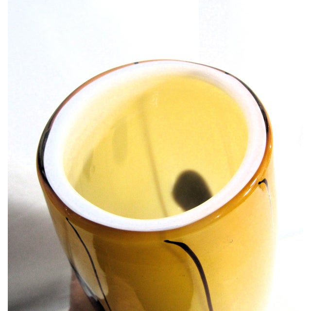 Early 20th Century Tango Blown Cased Glass Vase For Sale - Image 4 of 10