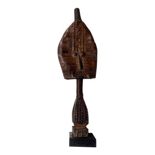 Early 20th Century African Gabon Kota Mahongwe Hongwe Bwete Reliquary Guardian Figure For Sale