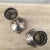 Metal Candle Holders Silver Plate - A Pair For Sale - Image 7 of 9