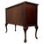 Gold Antique Edwardian English Mahogany Sideboard, 1890s For Sale - Image 8 of 13