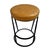 Contemporary Tufted Nubuck Leather Counter Stool For Sale - Image 3 of 9