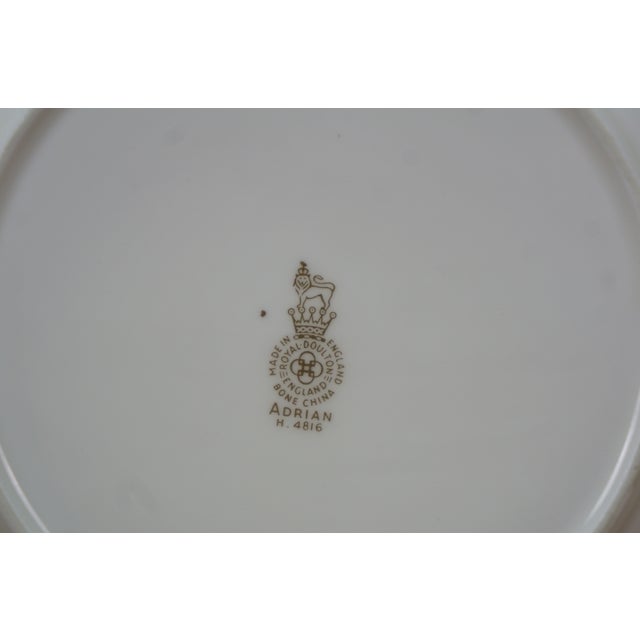 Mid 20th Century English Royal Doulton Adrian H4816 Bread Salad Dinner Service Plates - 36pcs For Sale - Image 10 of 11