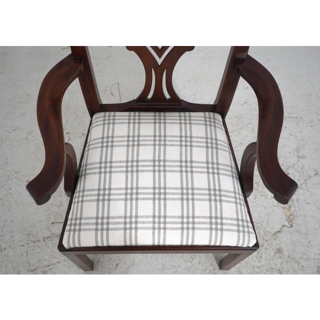 Set of 6 Henkel Harris Mahogany Dining Chairs For Sale - Image 9 of 18