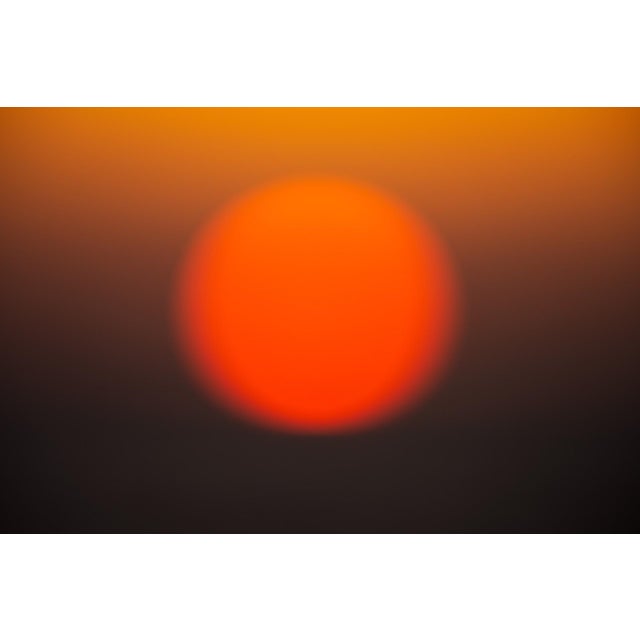 A Farewell to Day 2.2 by Tal Paz-Fridman | Photography of a blurred sunset over the horizon For Sale