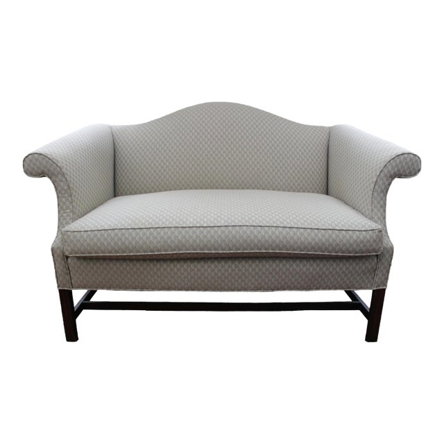 1990s Stone Mountain Camel-Back Settee For Sale