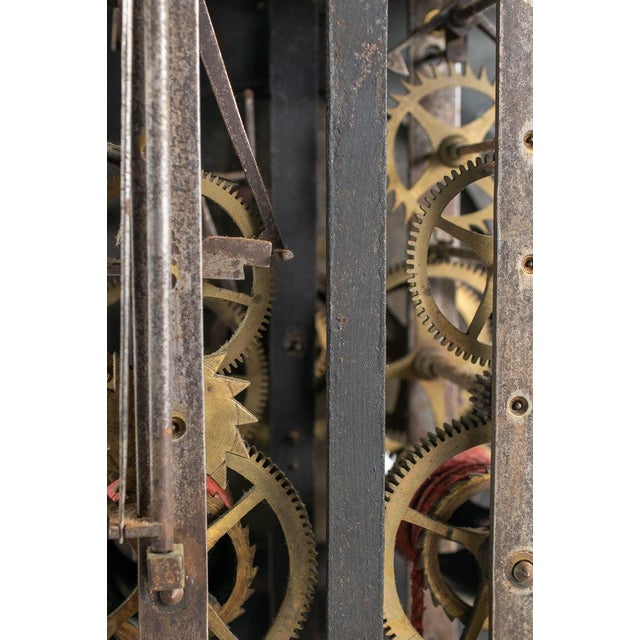 Beautiful rare Antique "Kaiser a Etain" Comtoise Morbier Wall Clock Comtoise with Flower Pendulum. This breathtaking...