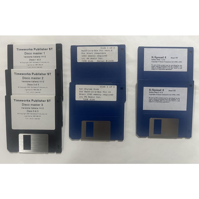 American Atari ST1040 Monochrome Monitor and Mouse, 1980s, Set of 3 For Sale - Image 12 of 18