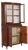 19th Century Pine Country Display Cabinet For Sale