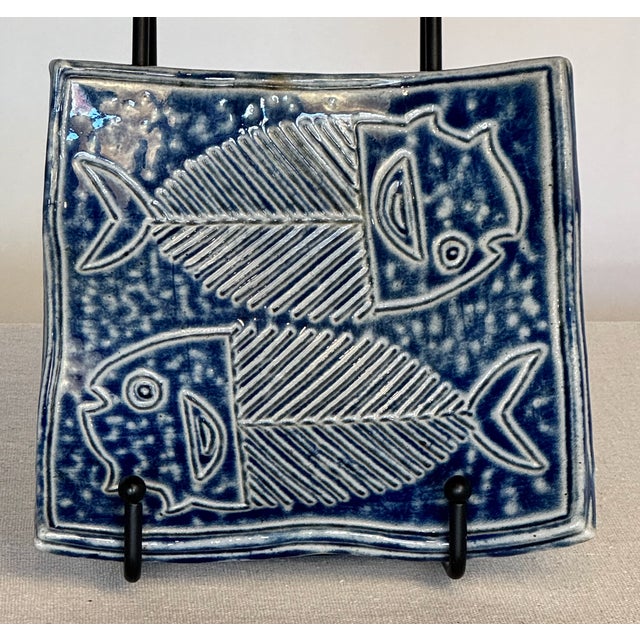 Vintage Mid Century Modern Fish Ceramic Tray, great little piece