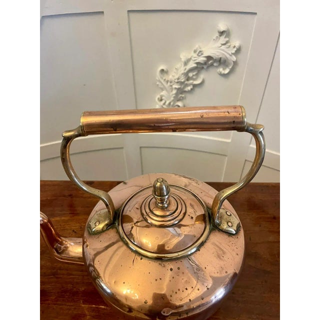 George III Copper Kettle, 1800s For Sale - Image 4 of 7