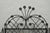 Early 20th Century Antique Gothic Arts & Crafts Wrought Iron Scrolling Folding Fireplace Screen For Sale - Image 5 of 18