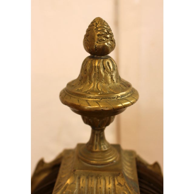 1900 - 1909 Circa 1900 English Brass Fireplace Fan For Sale - Image 5 of 8