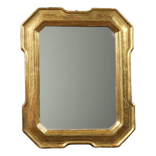 19th Century Giltwood Cabaret Mirror, Italy For Sale