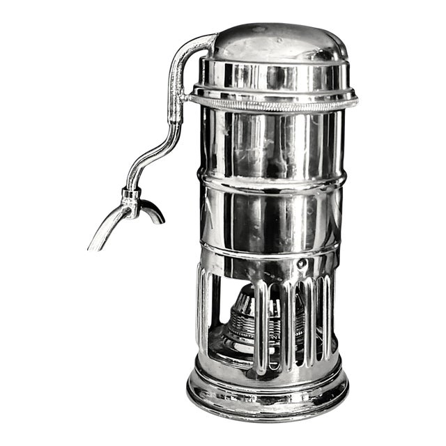 Mid 20th Century Mid-Century Modern Stella Brevettata Italian Portable Espresso Maker With Spirit Burner For Sale