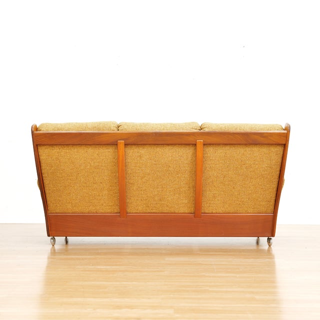 1970s Mid Century Saddleback Sofa & Chair Set by G Plan For Sale - Image 5 of 12