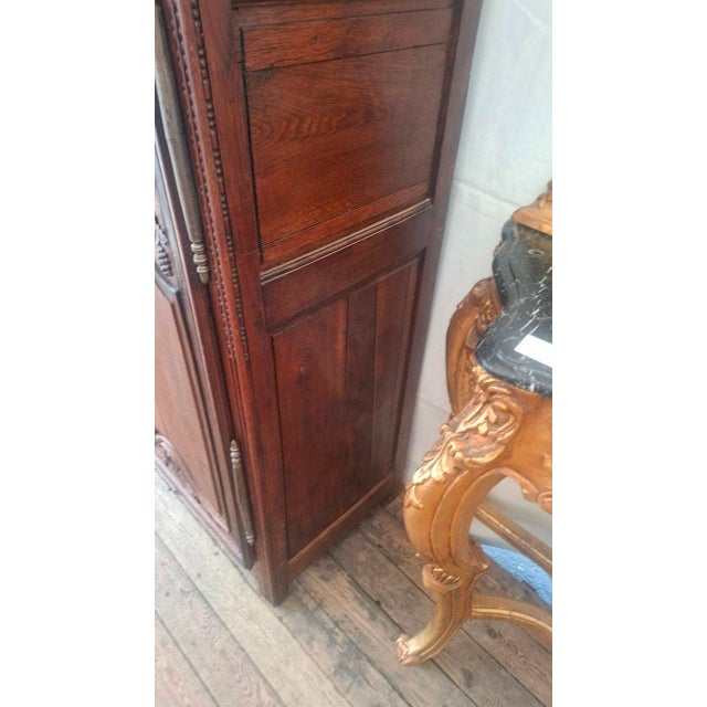 Wood Norman Oak Bonnetière, 1890 For Sale - Image 7 of 8