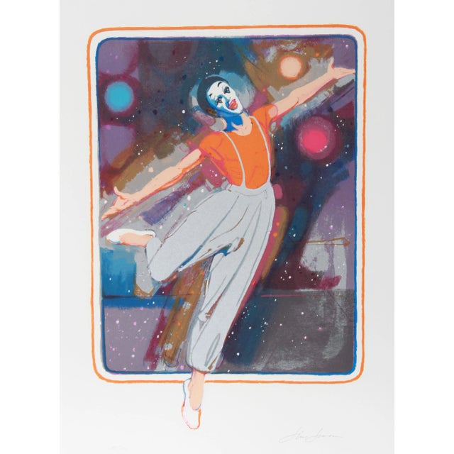 Jim Jonson, Mime, Lithograph For Sale