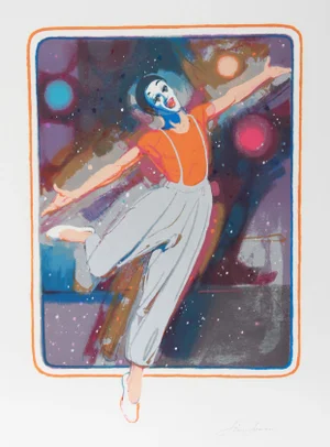 Jim Jonson, Mime, Lithograph
