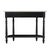 Danielle 40 in. W Rectangular Marble and Wood 1 Drawer Console Table with Lower Open Shelf, Washed Black For Sale In Chicago - Image 6 of 8