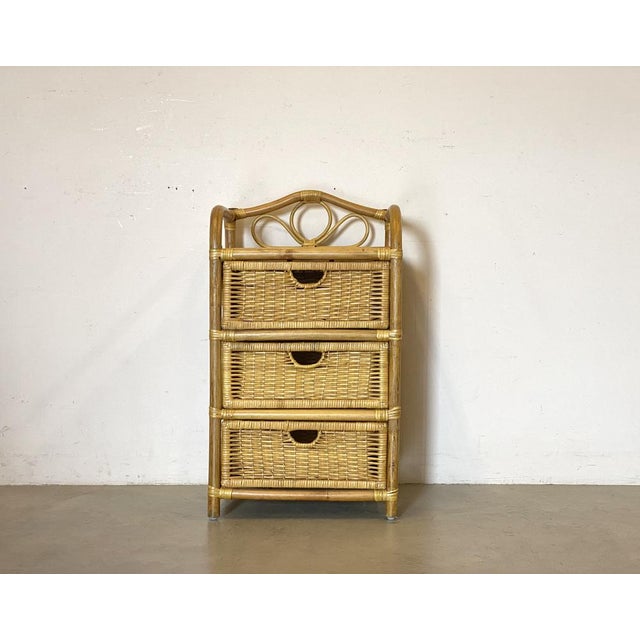 Vintage Wicker Drawers, 1980s, Set of 2 For Sale - Image 13 of 17